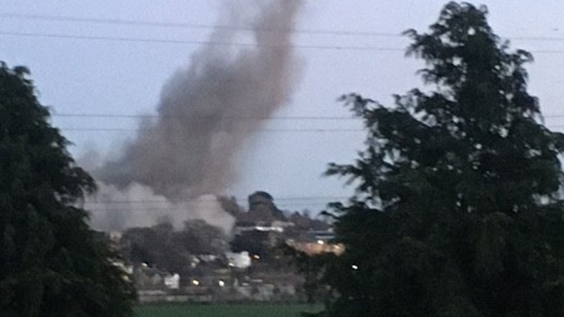 The bomb was detonated in a controlled explosion