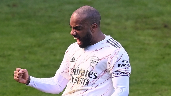 Alexandre Lacazette's goal completed the Gunners' turnaround