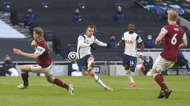 Bale scored twice in the 4-0 victory over Burnley
