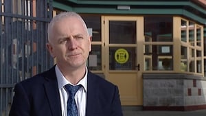 Ciarán Mac Ruairí príomhoide Gairmscoil Chú Uladh. show image