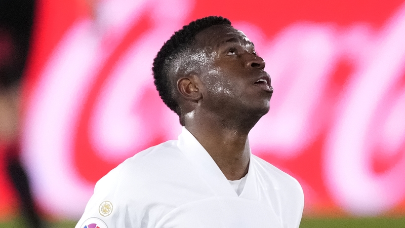 Vinicius Junior celebrates after scoring