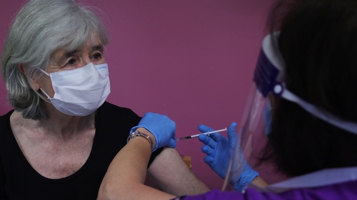 By Saturday, 49,809 people aged 85 years and older had received their first vaccine dose