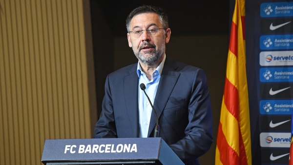 Former FC Barcelona president Josep Maria Bartomeu