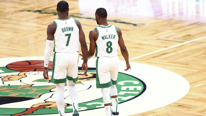 Kemba Walker and Jaylen Brown scored 43 of Boston Celtics' 117 points