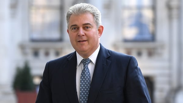Brandon Lewis will also meet Sinn Féin's Mary Lou McDonald