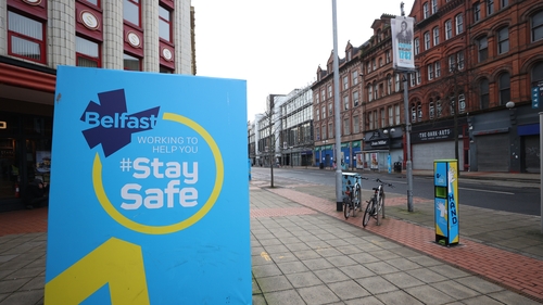 Arlene Foster welcomed the fall in the number of people testing positive for Covid-19