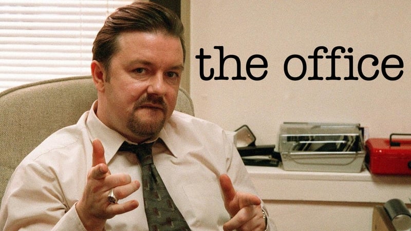Ricky Gervais as David Brent in The Office