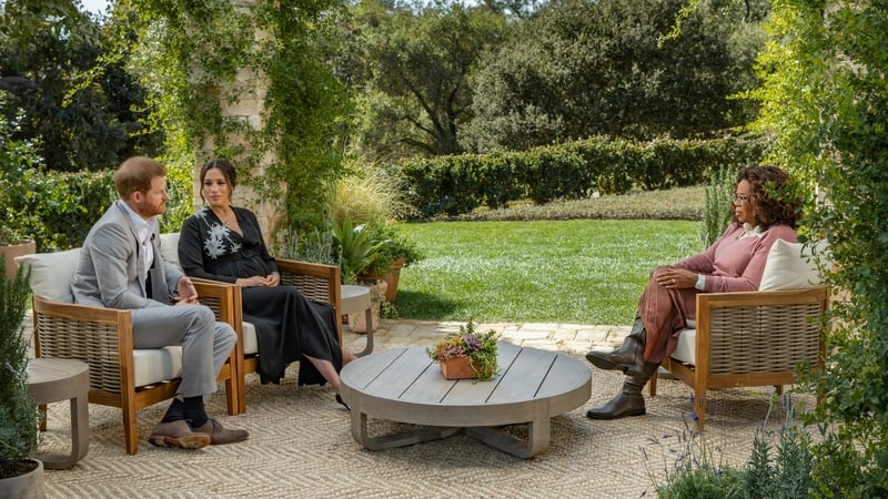 Prince Harry and Meghan Markle speak to Oprah