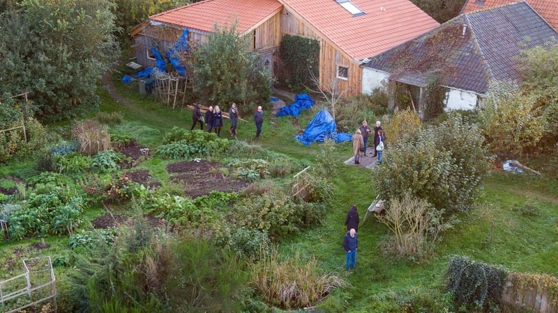 The remote farmhouse where the children were kept in Ruinerwold