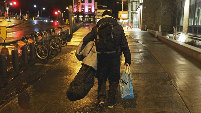 Some homeless people from outside Dublin had been denied hostel beds in the capital