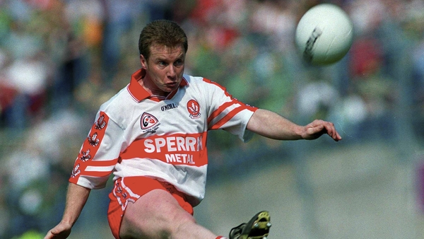 Kieran McKeever during the Church & General National Football League Final between Derry and Meath