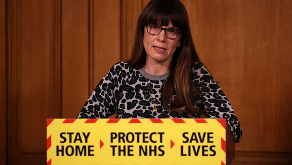 Public Health England's Dr Susan Hopkins told a Downing Street press conference how the person was found