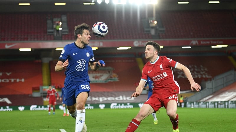 Diogo Jota returned to action after nearly three months out against Chelsea