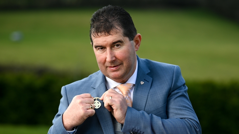 Mícheál Naughton has formally assumed the role of LGFA President