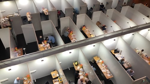 Hundreds of people were vaccinated at The Helix in DCU today