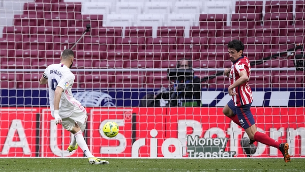 Karim Benzema equalised late on