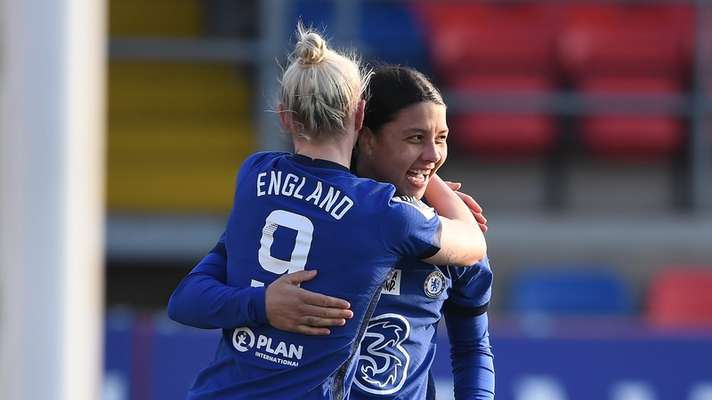 Beth England and Sam Kerr shone for leaders Chelsea