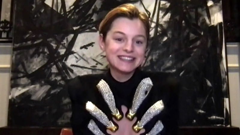 Emma Corrin beat her co-star Olivia Coleman to the best actress crown