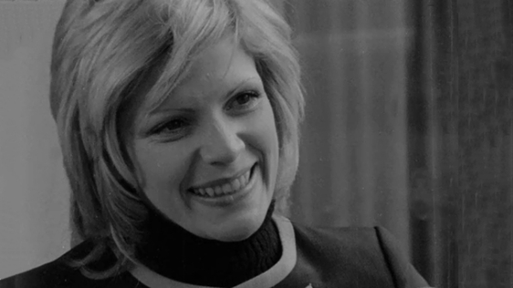 Eurovision winner Séverine in 1971.