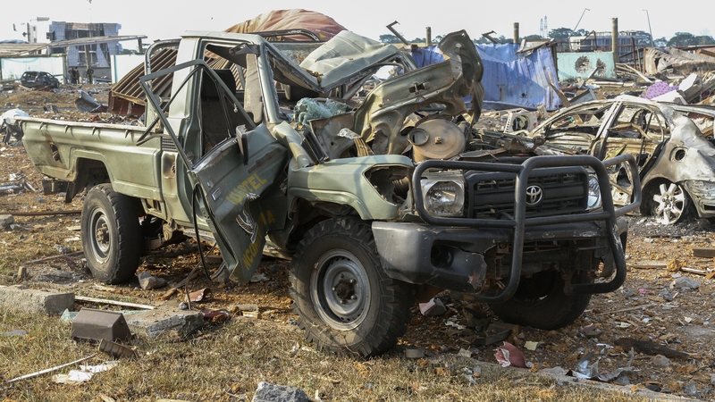 The blast left more than 100 dead and wounded more than 600 more