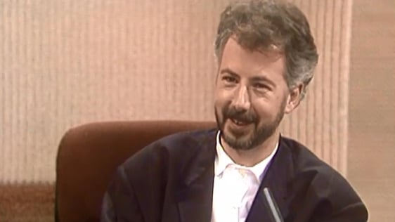 Irish fashion designer Peter O'Brien in 1986.