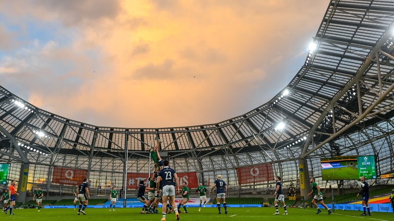 Ireland beat Scotland 31-16 in their last meeting during the Autumn Nations Cup