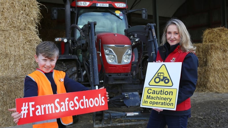 Alma Jordan of Agri Kids and her son launch Farm Safe Schools. Credit: Jenny Matthews