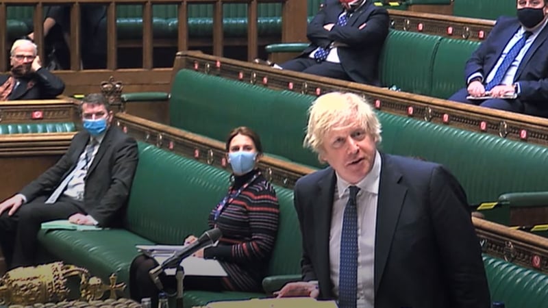 Boris Johnson told MPs the UK has not blocked the export of any single Covid-19 vaccine