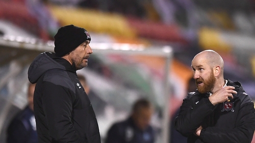 Shane Keegan will now be calling the shots from the sideline for Dundalk