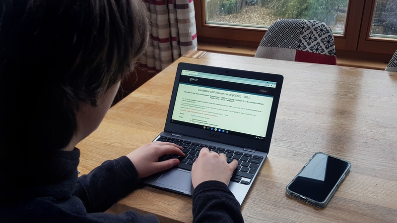 Candidates can view their grades by logging on to the Candidate Self Service Portal on examinations.ie