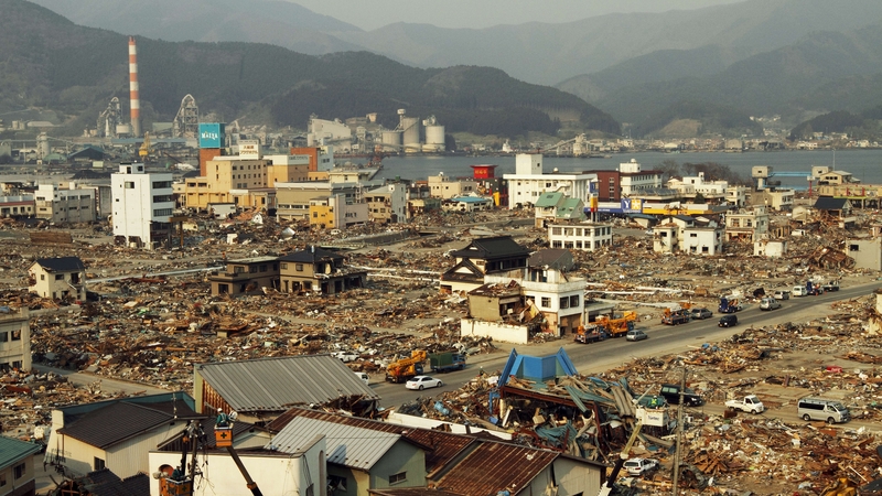 Ofunato city was devastated by the earthquake and tsunami in 2011
