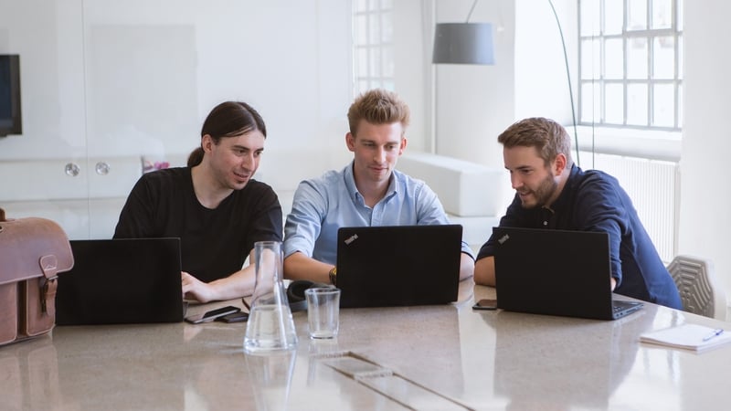 Refurbed founders, Jurgen Riedl, Kilian Kaminski, Peter Windischhofer