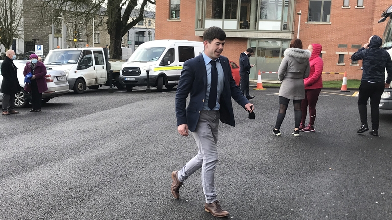 James Bernard McGovern arriving at court today
