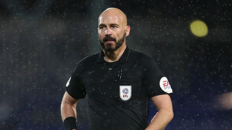 Referee Darren Drysdale