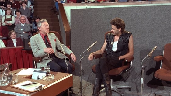 Gay Byrne and Bob Geldof (1982)