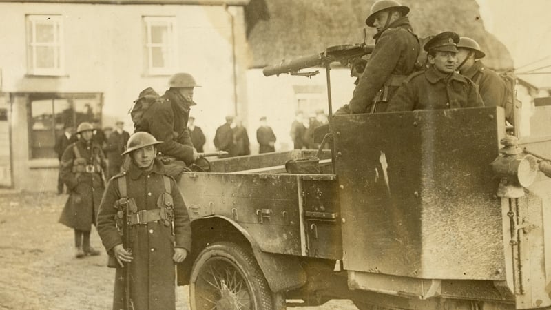 British soldiers and members of the Royal Irish Constabulary were targets for the West Cork IRA (Credit: National Library of Ireland)