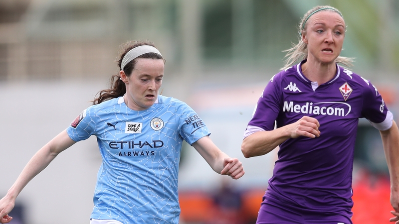 Manchester City beat Louise Quinn's Fiorentina in the last-16