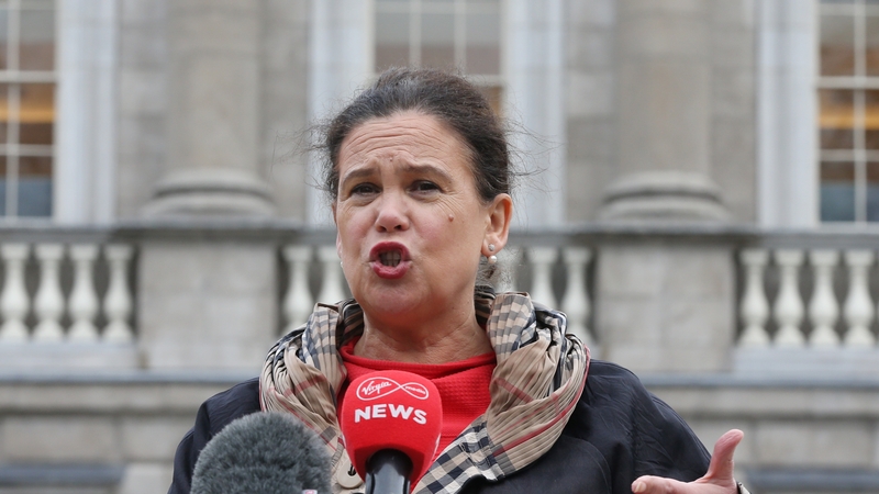 Mary Lou McDonald said it sent 'a very clear signal as to what the priorities of Boris Johnson are'