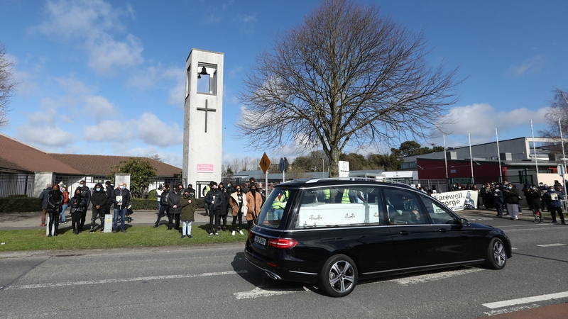 The funeral was attended by just ten people in accordance with Covid-19 restrictions (Pic: Rolling News.ie)