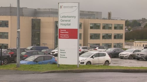 Two gardaí were treated at Letterkenny University Hospital