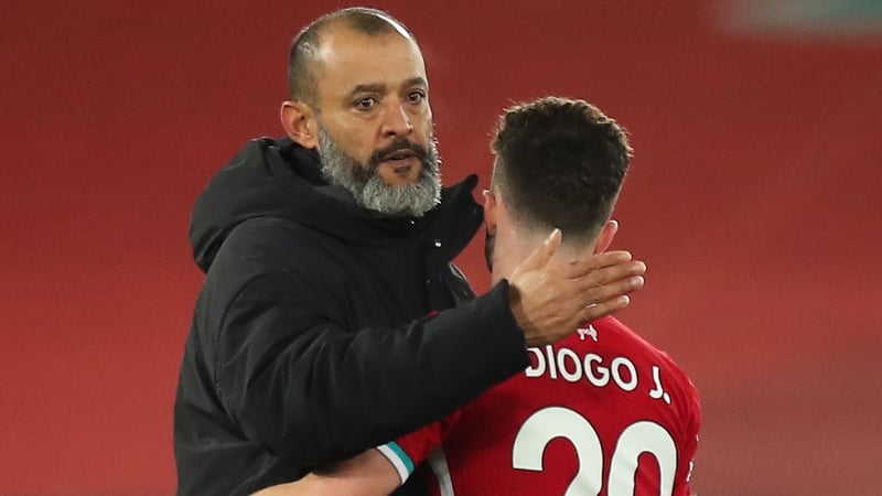 Nuno Espirito Santo welcomes Diogo Jota back to Molineux on Monday