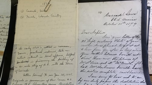 The letters will be scanned and put on a searchable database in the coming months.