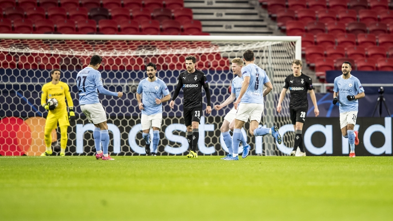 Ilkay Gundagon scores Man City's second goal on the night