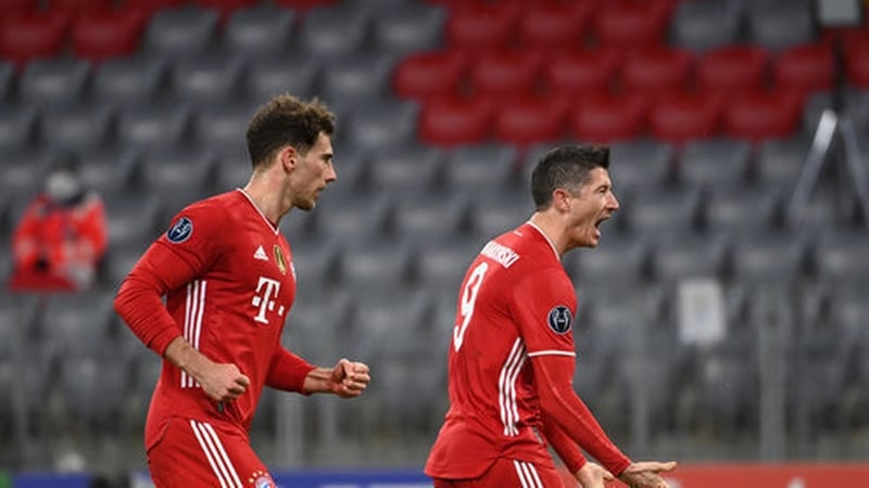Robert Lewandowski fired home Bayern's first