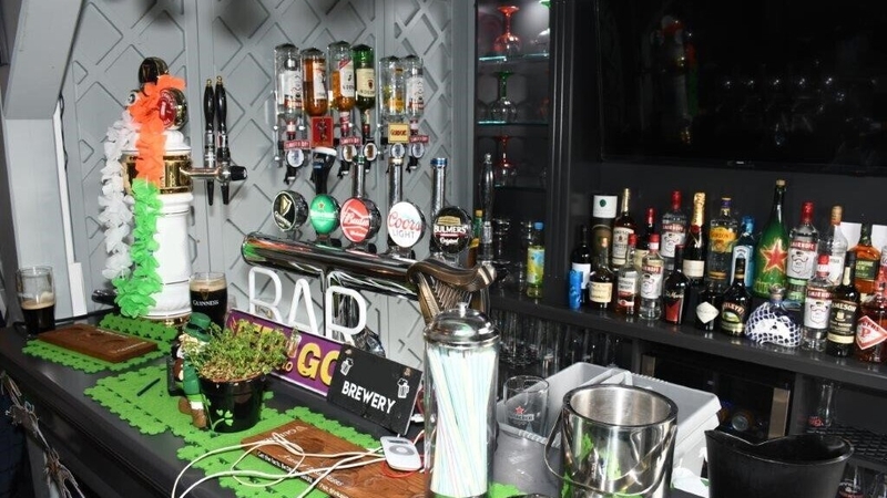 A number of people where drinking alcohol on the premises when gardaí arrived