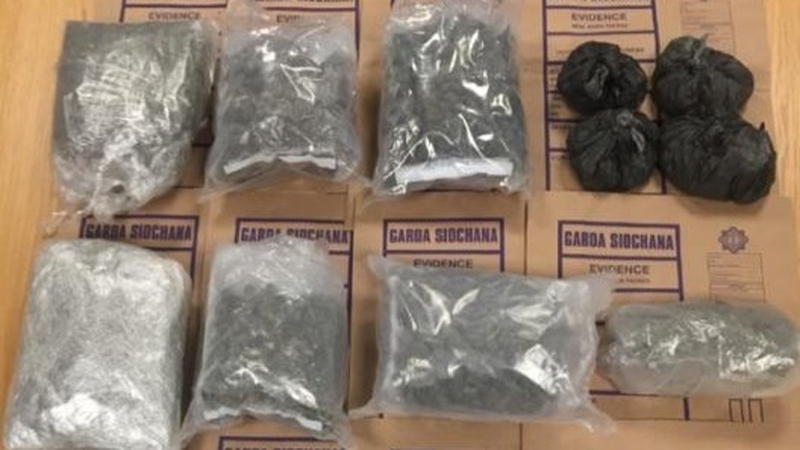 The drugs are suspected to be cannabis herb and cocaine