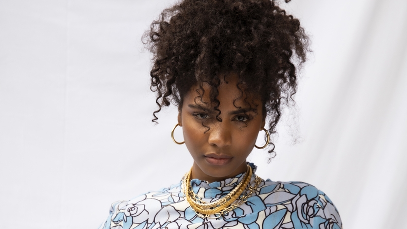 Arnotts model wearing some of the S/S21 trends.