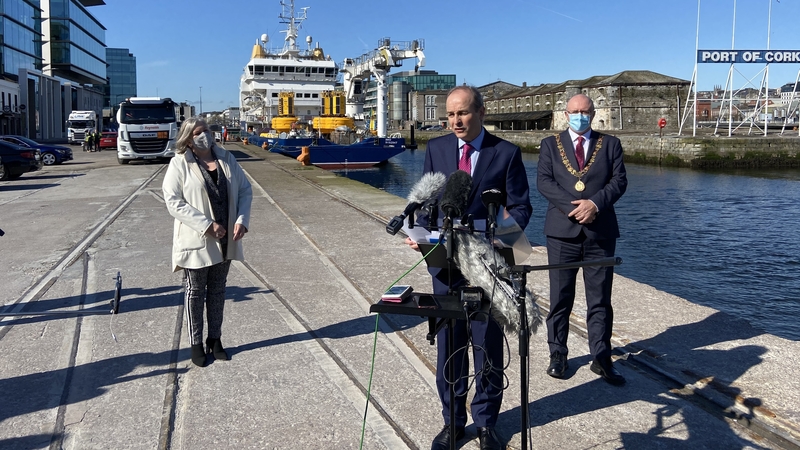Micheál Martin announced the funding in Cork this morning