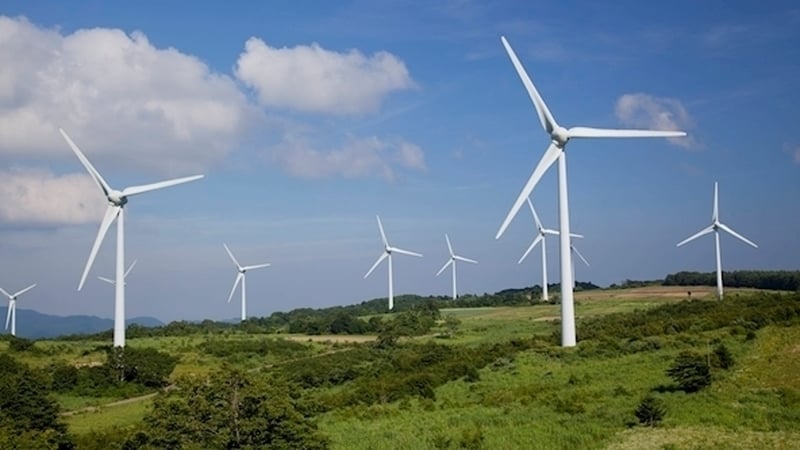 (Stock image) Wind energy has supplied a third of the country's electricity in the first eleven months of this year.