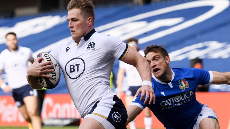 Duhan van der Merwe bagged two tries